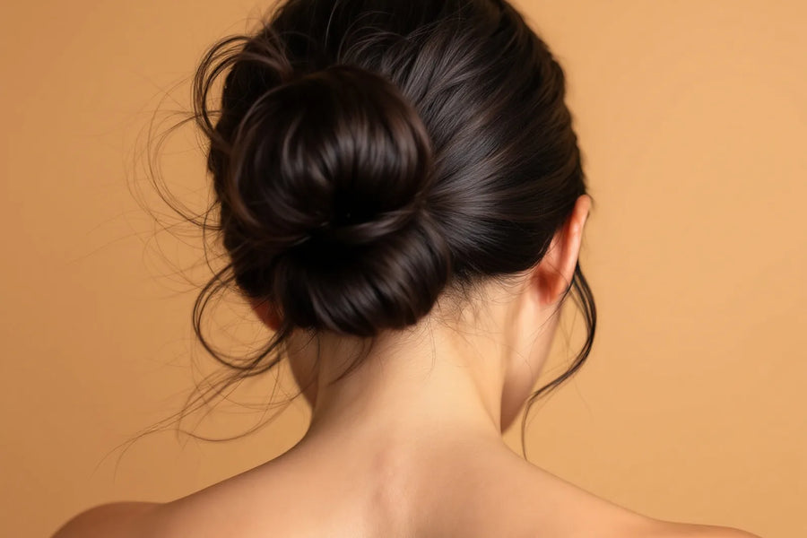 Nuque et racines de cheveux, cuir chevelu visible en lumière naturelle douce — CAMENYS