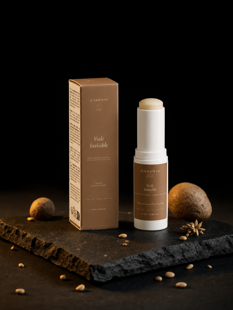 Voile Invisible - Stick Solaire Minéral SPF50, Teint neutre — CAMENYS