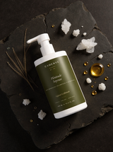 Plénitude Soyeuse — Après-shampooing Volumateur à la Kératine — ingrédients flat lay — CAMENYS