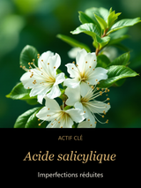 Acide salicylique — actif clé Pureté Active - Nettoyant visage purifiant anti-imperfections — CAMENYS