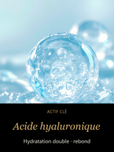 Acide hyaluronique — actif clé Source Vive - Gel Double Hydratation Boost + HA — CAMENYS