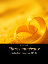 Filtres minéraux — actif clé Voile Doré — Crème Solaire Teintée SPF30 — CAMENYS