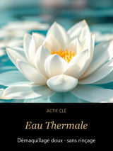 Eau Thermale — actif clé Eau Pure — Eau Micellaire Nettoyante & Hydratante — CAMENYS