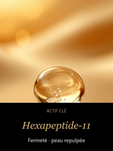 Hexapeptide-11 — actif clé Tempo Doux - Sérum Peptides Anti-âge Fermeté & Éclat — CAMENYS
