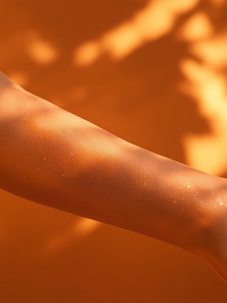 Grain de lumière - Exfoliant Volcanique Visage & Corps — en situation