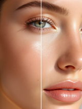 Pores nets · peau purifiée