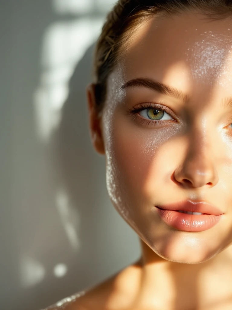 Eau précieuse - Nettoyant Visage Éclat, Pureté Douce & Hydratation — en situation