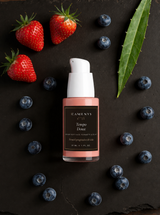 Tempo Doux - Sérum Peptides Anti-âge Fermeté & Éclat — ingrédients flat lay — CAMENYS