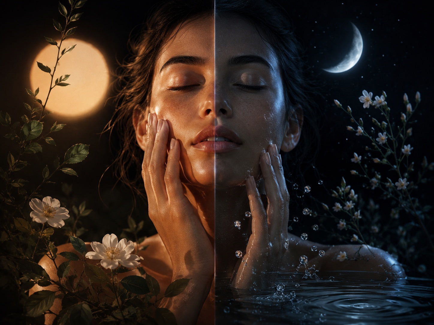 Routine visage naturelle matin et soir avec soins certifiés Cosmos Naturel | Camenys