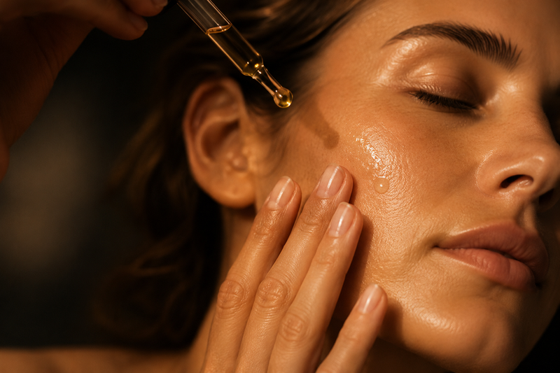 Tempo Doux - Sérum Peptides Anti-âge Fermeté & Éclat — application