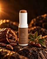 Voile Nuancé Ambrée entre fèves de cacao et jojoba — CAMENYS