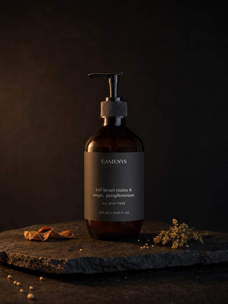 Fraîcheur Citrus — Gel Lavant Mains & Corps au Pamplemousse — CAMENYS