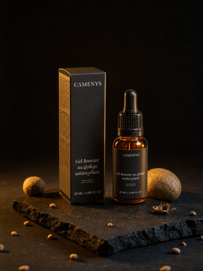 Bouclier Végétal — Gel Booster Antioxydant au Ginkgo 20ml CAMENYS — Packshot officiel