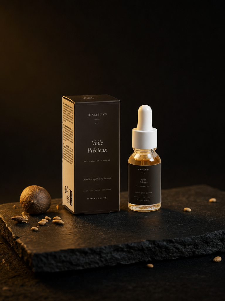 Voile Précieux - Huile Visage Apaisante au CBD - 15 ml — CAMENYS
