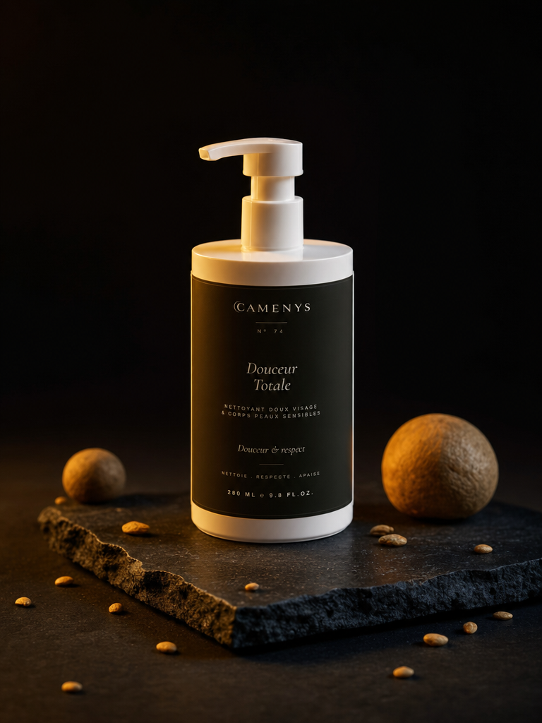 Douceur Totale — Nettoyant Doux Visage & Corps Peaux Sensibles CAMENYS — Packshot officiel