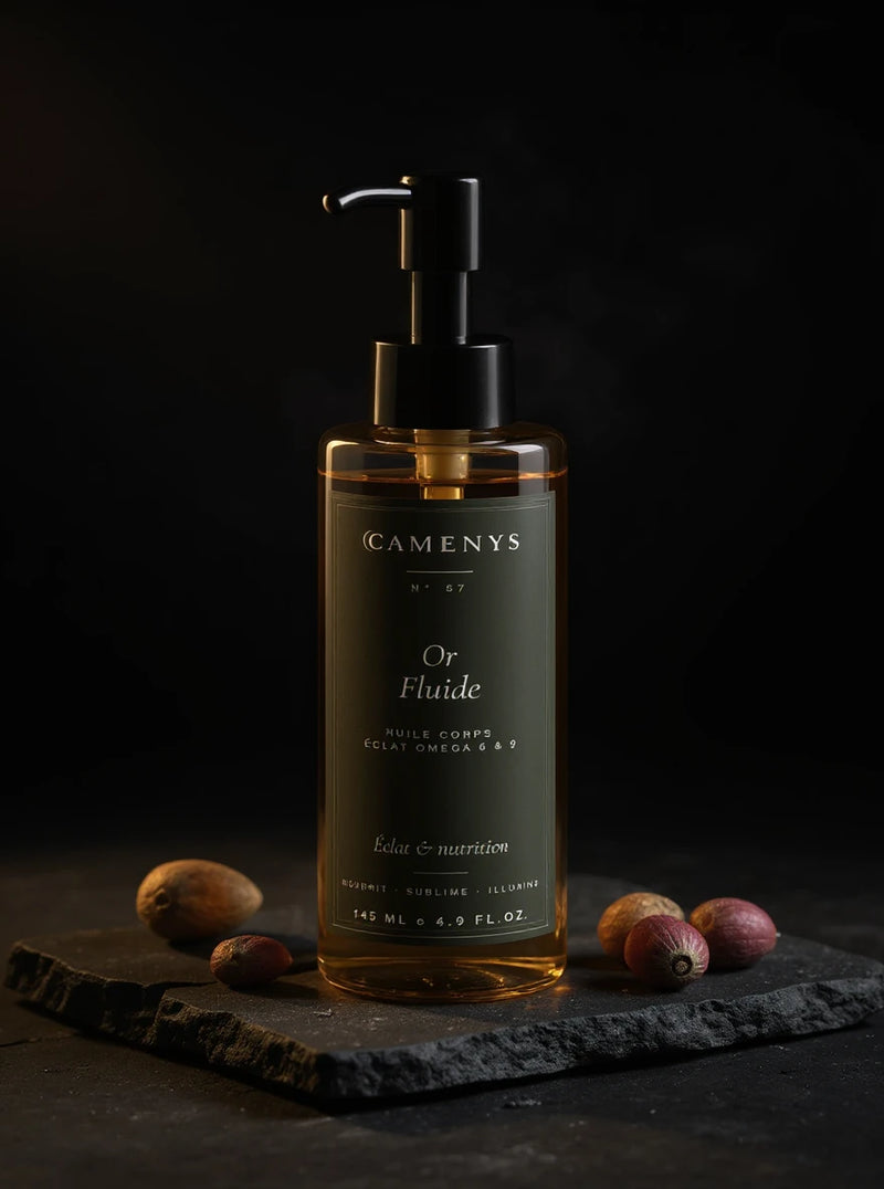 Or Fluide - Huile Corps Nutrition & Éclat Oméga 6 & 9 — CAMENYS