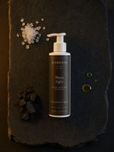 Mousse Légère — Mousse Purifiante — ingrédients flat lay — CAMENYS