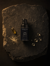Triple Regard - Crème contour des yeux 3 en 1 — ingrédients flat lay — CAMENYS