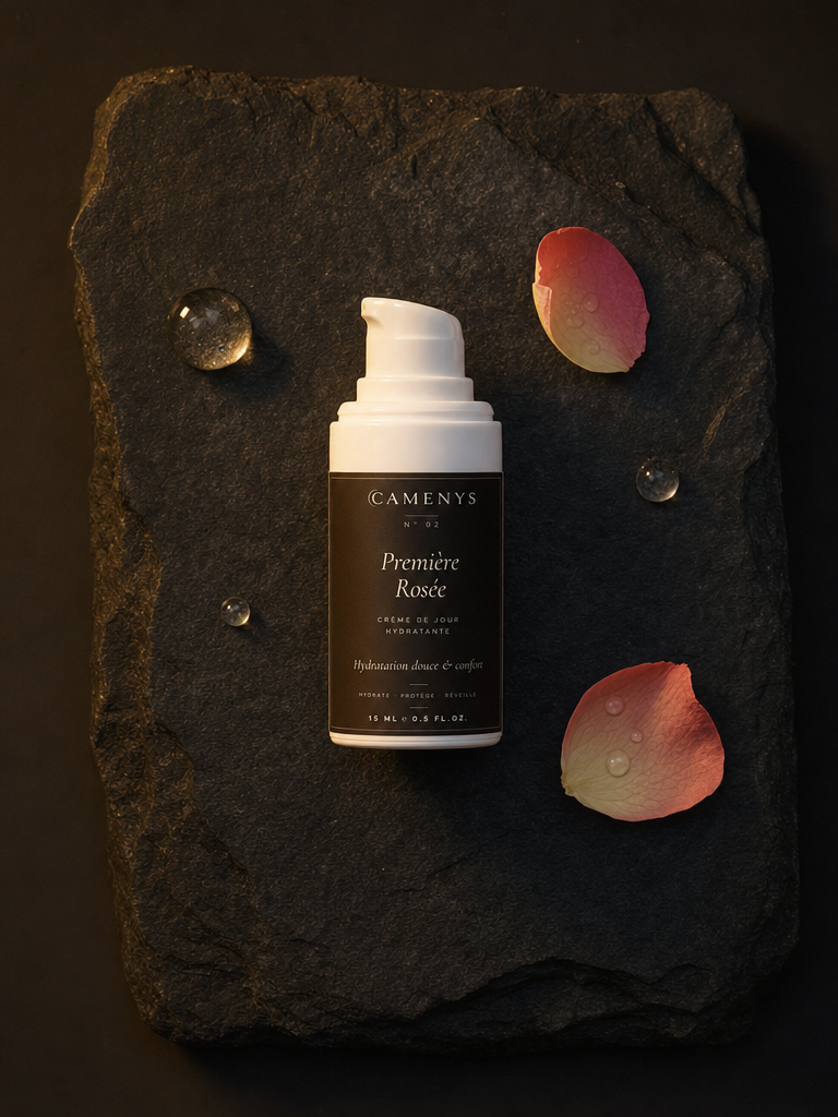 Première Rosée - Crème de jour hydratante — application