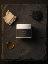 Terre Sacrée - Masque à l'argile pour les pores et les points noirs — ingrédients flat lay — CAMENYS