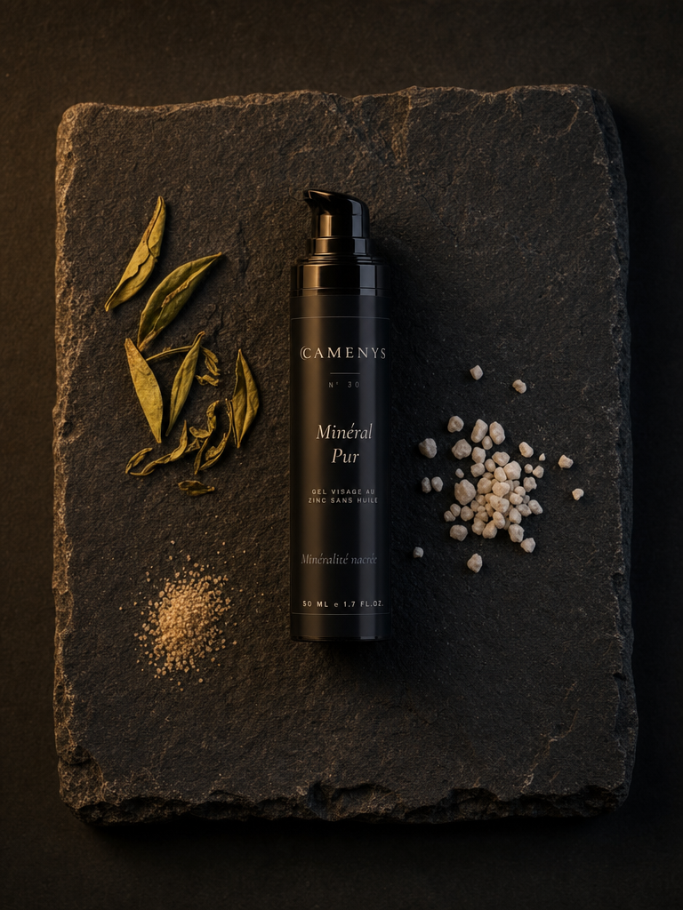 Minéral Pur — Gel Visage au Zinc Sans Huile — application