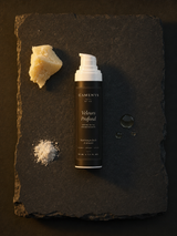 Velours Profond — Crème Riche Nourrissante Sans Parfum — ingrédients flat lay — CAMENYS