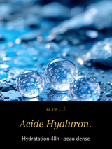 Acide Hyaluron. — actif clé Onde Pure — Crème Visage à l'Acide Hyaluronique — CAMENYS