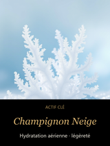 Nuage Léger — Crème de Jour Hydratante Légère CAMENYS — Champignon Neige : Hydratation aérienne · légèreté