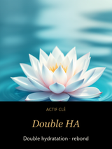 Double HA — actif clé Source Vive — Gel Double Hydratation à l'Acide Hyaluronique (Femme) — CAMENYS