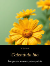 Calendula bio — actif clé Calme Profond - Huile Visage Apaisante au CBD - 20 ml — CAMENYS