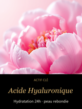 Acide Hyaluronique — actif clé Éclat Doux — Crème de Jour Hydratante Acide Hyaluronique — CAMENYS