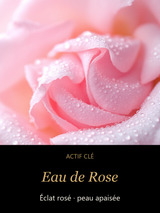 Eau de Rose — actif clé Rosée Subtile — Tonique Hydratant à l'Acide Hyaluronique — CAMENYS
