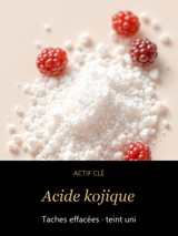 Acide kojique — actif clé Soin contre les tâches brunes à l'acide kojique — CAMENYS