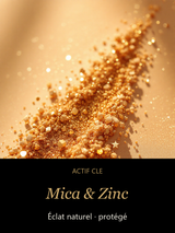Mica & Zinc — actif clé Voile Eclatant - Stick Solaire Minéral SPF50, Nuance Beige Chaud — CAMENYS