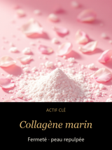 Collagène marin — actif clé Tempo Doux - Sérum Peptides Anti-âge Fermeté & Éclat — CAMENYS