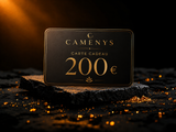 Carte Cadeau CAMENYS 200€ — fond volcanique