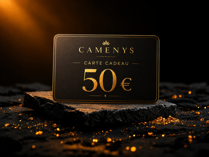 Carte Cadeau CAMENYS 50€ — fond volcanique