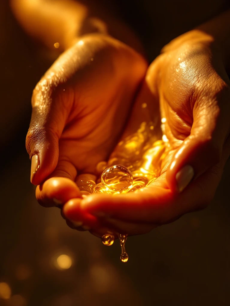 Ambre Précieux — Crème Mains Nourrissante — en situation