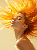 Cheveux brillants · légers