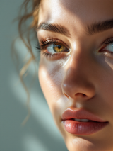 Cernes réduits · regard éveillé