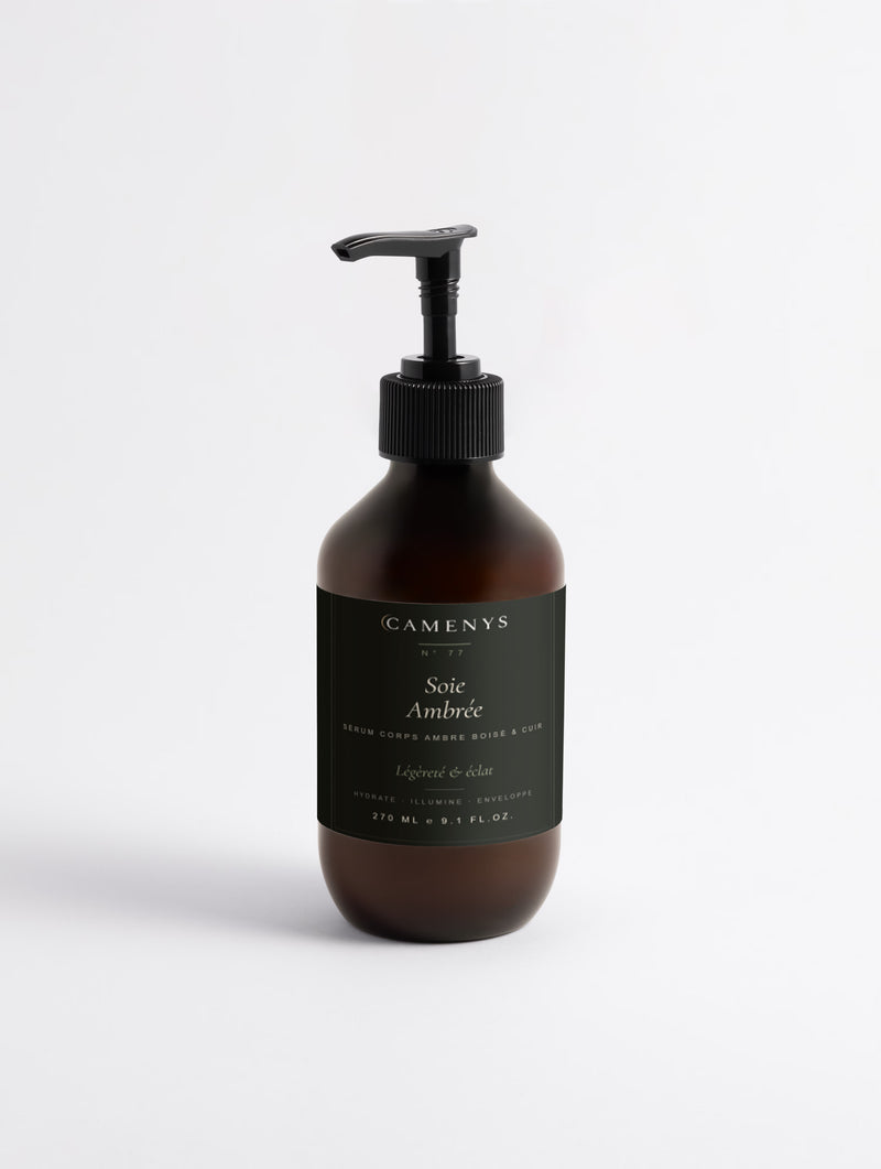 Soie Ambrée — Sérum Corps Ambre Boisé & Cuir